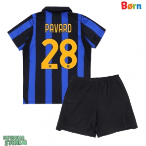 Inter Milan Benjamin Pavard #28 Replika Babytøj Hjemmebanesæt Børn 2026-27 Kortærmet (+ Korte bukser)